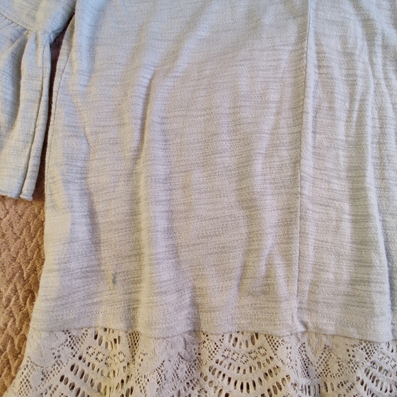 Lauren Conrad Light blue/gray Blouse - Picture 7 of 9